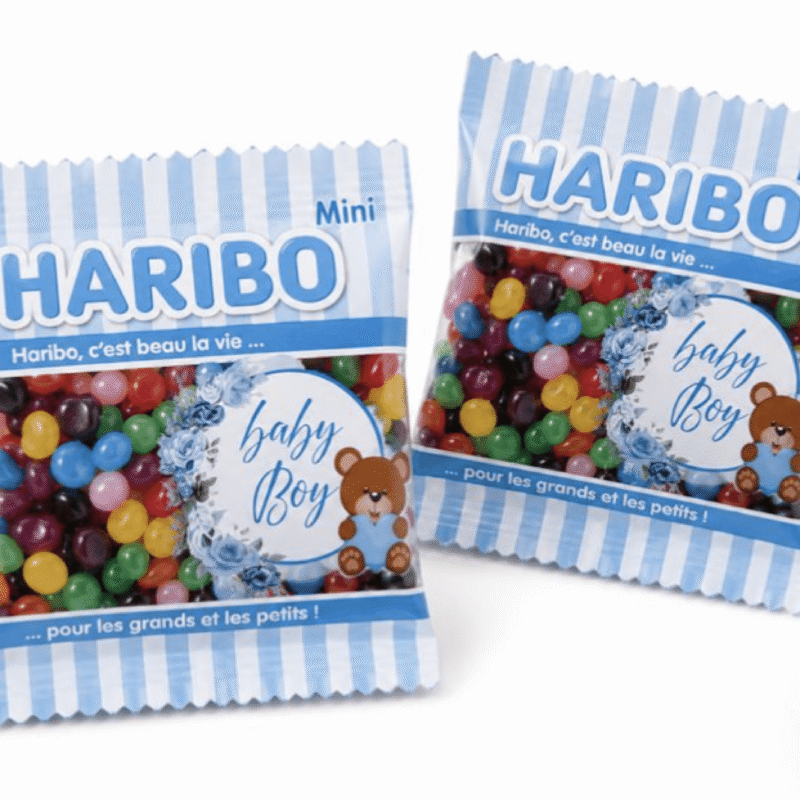 Sachets Dragibus personnalisés - 10 pcs